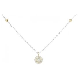 Autre Marque Collier en diamant Au750 Doré