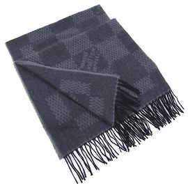 Écharpe en cachemire Louis Vuitton Marron Noir