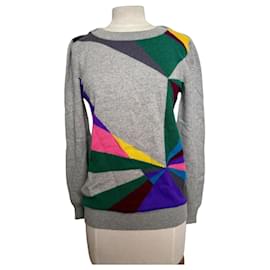 Vintage Pull Barrie Mehrfarben Grau