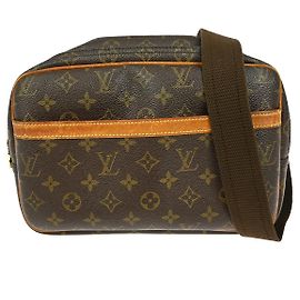 Borsa Reporter Louis Vuitton in tela Monogram PM Marrone