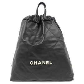 Chanel 22 Line AS3313 Backpack Black