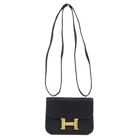 Borsa a Spalla Micro Constance 3 di Hermès Nero