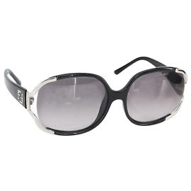Occhiali da sole FENDI in plastica neri Auth BA9022 Nero