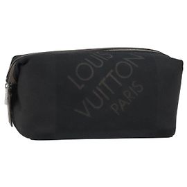 LOUIS VUITTON Damier Geant Trousse Albatross Bag Black Noir M93091 Auth am10074 Black