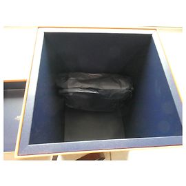 Hermès Blue Box with Navy Blue Interior VIP Special Order Sabot Bag Navy blue