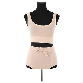 Eres Beige wool lingerie set Beige