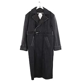 Autre Marque Abrigo de algodón negro Negro