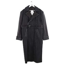 Autre Marque Cappotto in cotone nero Nero