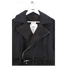 Autre Marque-Black cotton coat-Black