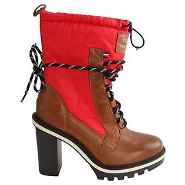 Tommy Hilfiger Botas Vermelhas com Cadena Vermelho