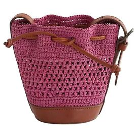 SéZane Pink leather shoulder bag Pink