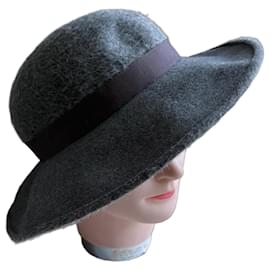 Lanvin Grey Wool Felt Hat Grey