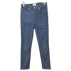 Acne Studios PIN RAW Denim Pants Blue