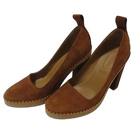 Chloé Escarpins en daim See by Chloe Marron