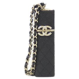Chanel Black Lipstick Case Black