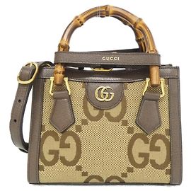 Bolsa Gucci DIANA 655661 UKMBT Marrom Camelo