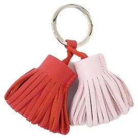 Chaveiro Hermès Carmen Unodos Rosa Vermelho