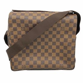 Louis Vuitton Damier Naviglio Shoulder Bag Damier ebene