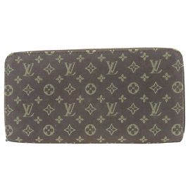 Louis Vuitton Zippy Wallet M95235 Brown Damier ebene