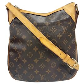 Louis Vuitton Odeon PM Monogram Shoulder Bag Brown