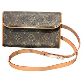 Borsa Pochette Florentine Monogram Louis Vuitton Marrone