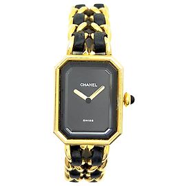Relógio de Quartzo Chanel Premiere com Mostrador Preto Outro