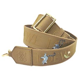 Loewe Anagram Bag Strap Brown