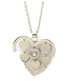 Colar em Coração Chopard Happy Amore Prata