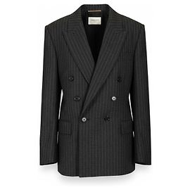 Saint Laurent Jacken Schwarz