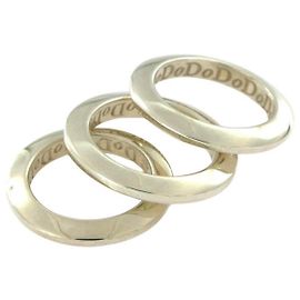 Dodo Pomellato Set de 3 bagues argent 925 Dodo by Pomellato Neuves Argenté
