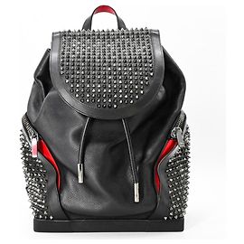 Explorer Funk Rucksack von Christian Louboutin Schwarz Rot
