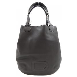 Sac Delvaux Métallisé Bronze