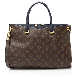Louis Vuitton Monogram Canvas Pallas Satchel Blue