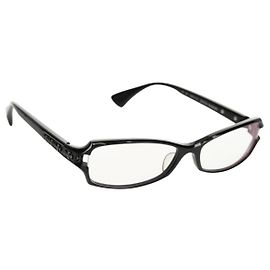 Chrome Hearts DUTCH RUDDER CH Cross Glasses Glasses plastic Black Auth 157973SAM Black