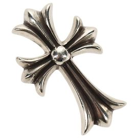 Pendente CH Cross Small Chrome Hearts in argento Ag925 Auth 157996SAM Argento