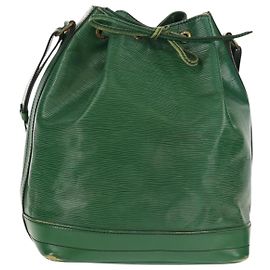 LOUIS VUITTON Bolsa de Ombro Epi Noe Verde M44004 LV Auth 157737 Verde
