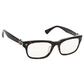 Óculos Flare de plástico marrom Chrome Hearts GITTIN' ANY BS Auth 157971M Marrom