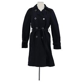 Gerard Darel Black trench coat Black
