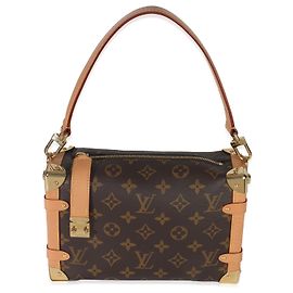 Coffre latéral MM en toile Monogram Louis Vuitton Marron