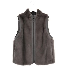 Braune Nerzfutterweste von Louis Vuitton Braun