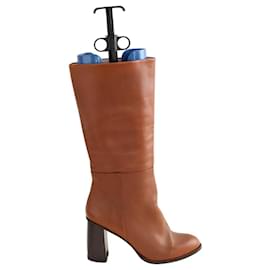 Manoush Camel leather boots Camel