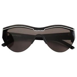 Balenciaga Occhiali da sole Ski Cat neri Nero