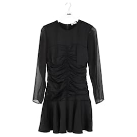Sandro Schwarzes Kleid Schwarz