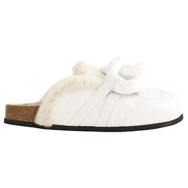 JW Anderson White leather mules White