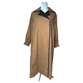 Casaco de camurça vintage Yves Saint Laurent Camel M Camelo