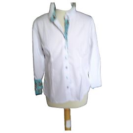 Autre Marque Pascal Morabito White Cotton Blouse White