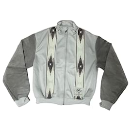 Autre Marque-Kapital KOCHI & ZEPHYR Track Jacket-Beige,Light brown,Dark brown