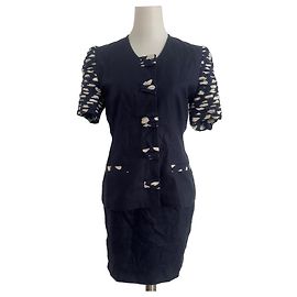 Autre Marque Completo con Gonna Blu