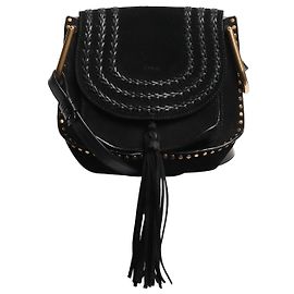 Chloé Piccola borsa in suede nera Hudson Nero