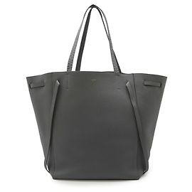Céline Bolsa tote cabas Phantom média com cinto Celine Marrom